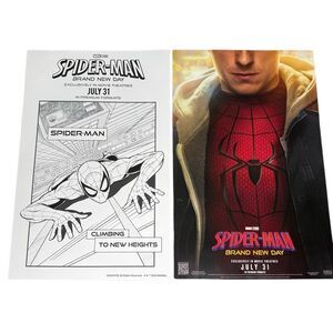 NEW Spider-Man Brand New Day Double-Sided 11x17 Poster Coloring Page 2026